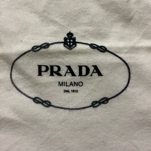 Prada White Dust Bag (8.5 by 13 inches) - Picture 2 of 2